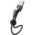 Hoco X35 Braided USB to Type-C Cable Μαύρο 25cm